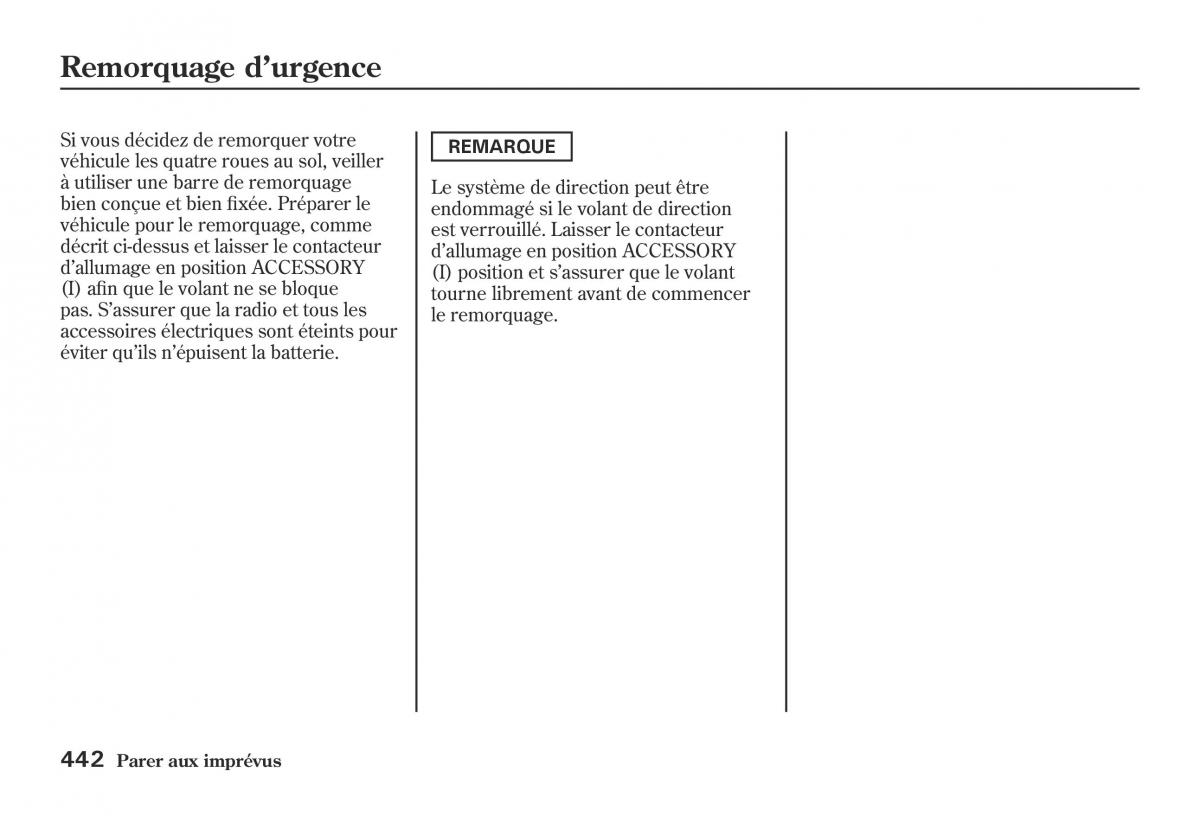 Honda Jazz II 2 hybrid manuel du proprietaire / page 449