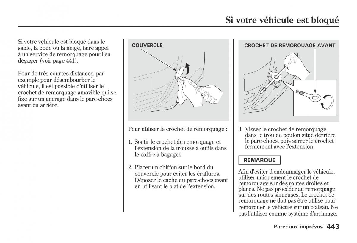 Honda Jazz II 2 hybrid manuel du proprietaire / page 450