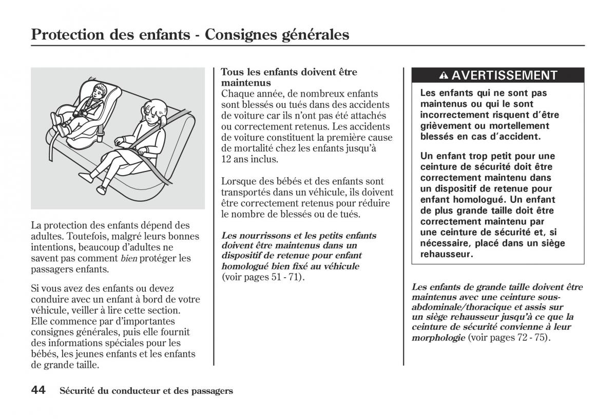 Honda Jazz II 2 hybrid manuel du proprietaire / page 51