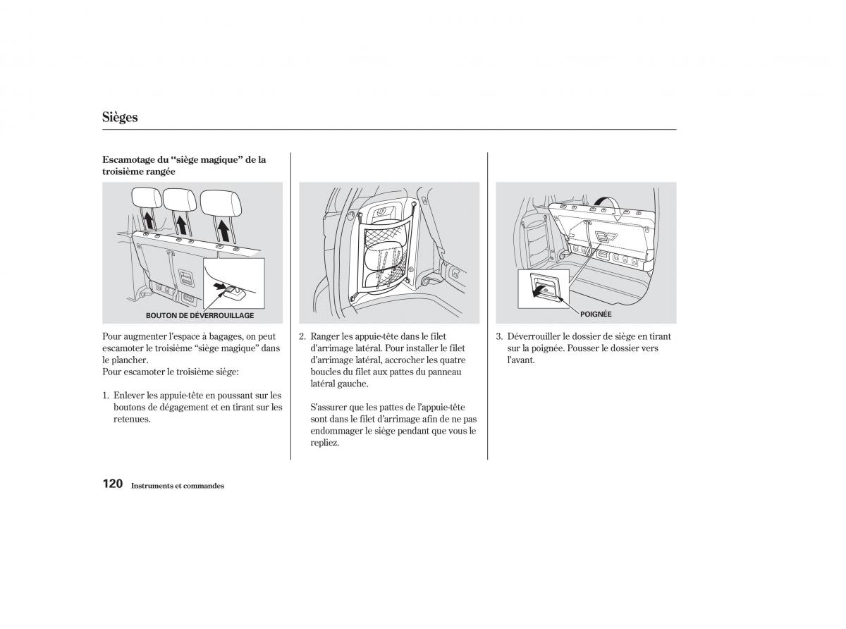 Honda Odyssey II 2 manuel du proprietaire / page 119