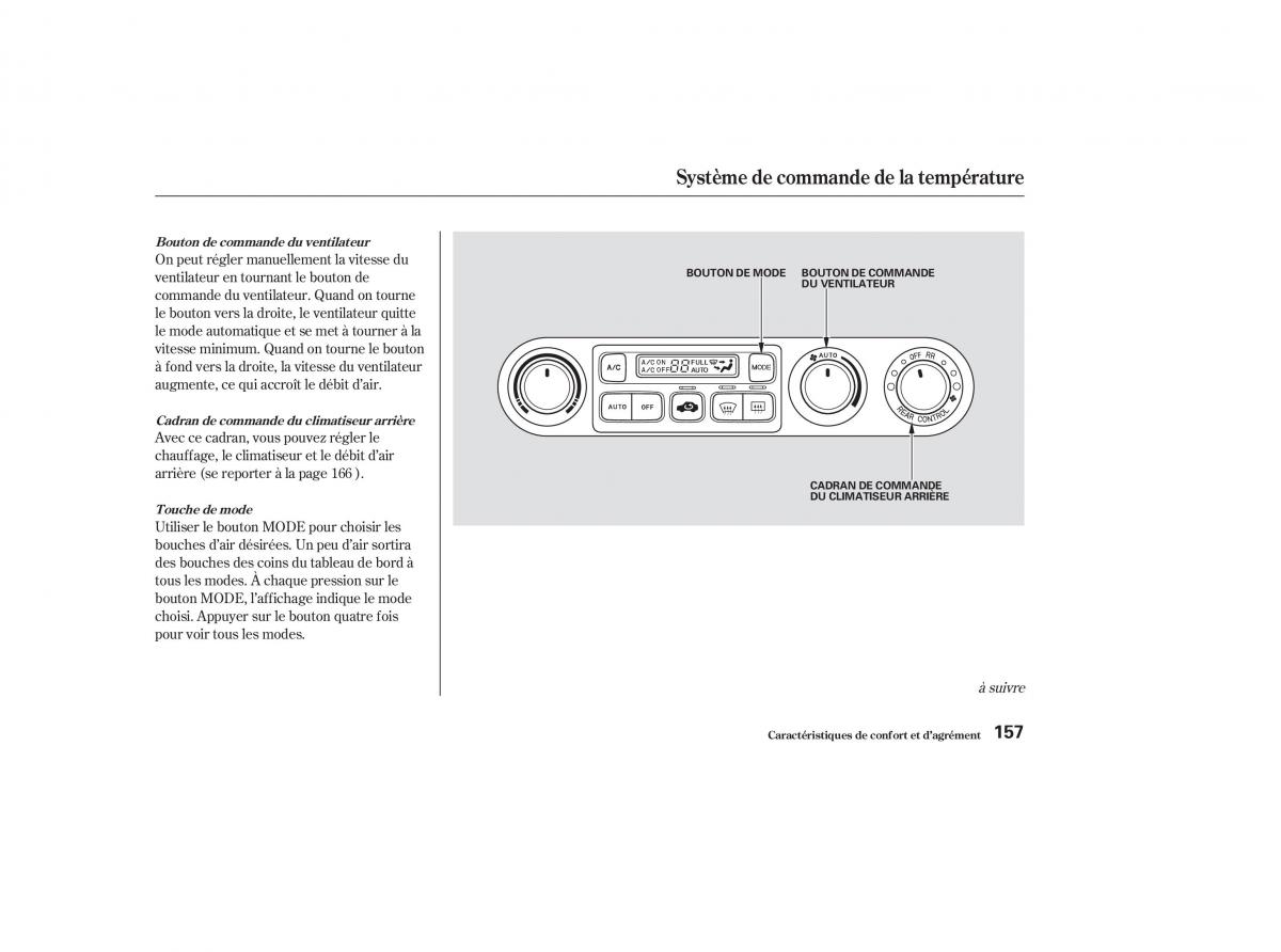 Honda Odyssey II 2 manuel du proprietaire / page 156