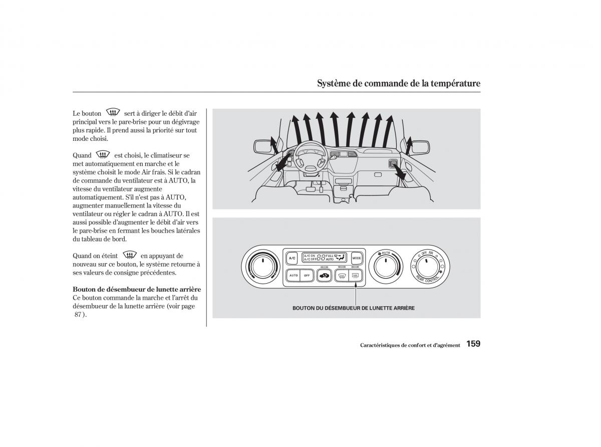 Honda Odyssey II 2 manuel du proprietaire / page 158