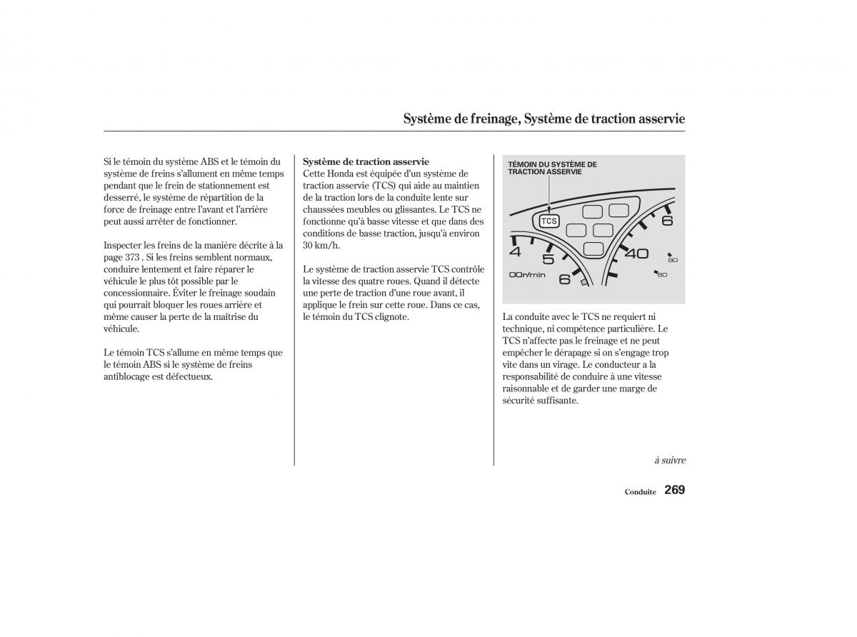 Honda Odyssey II 2 manuel du proprietaire / page 268