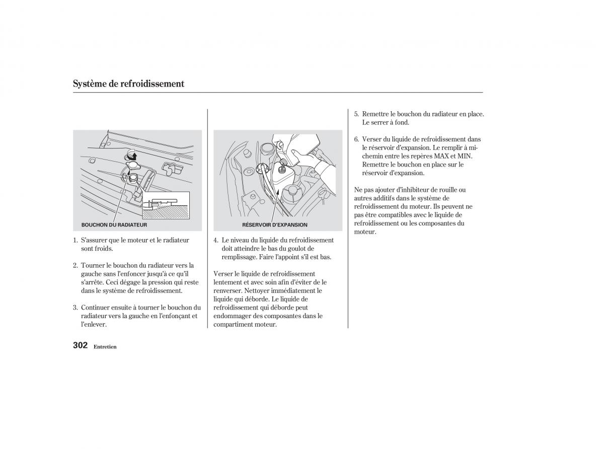 Honda Odyssey II 2 manuel du proprietaire / page 301