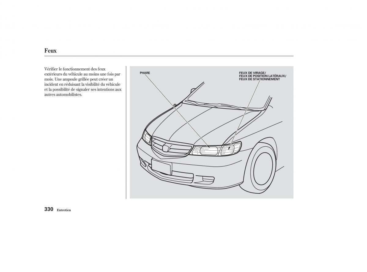 Honda Odyssey II 2 manuel du proprietaire / page 329