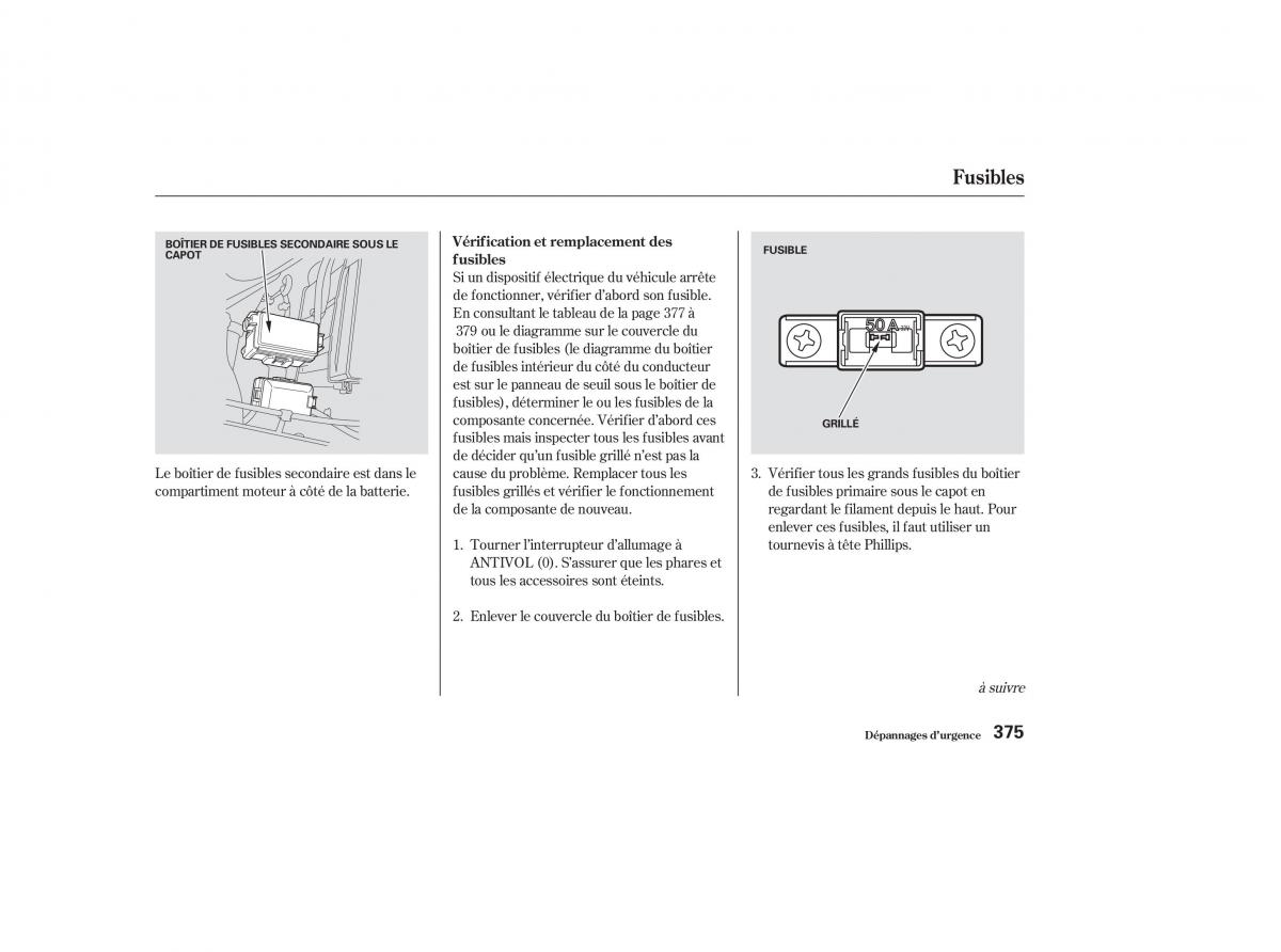 Honda Odyssey II 2 manuel du proprietaire / page 374