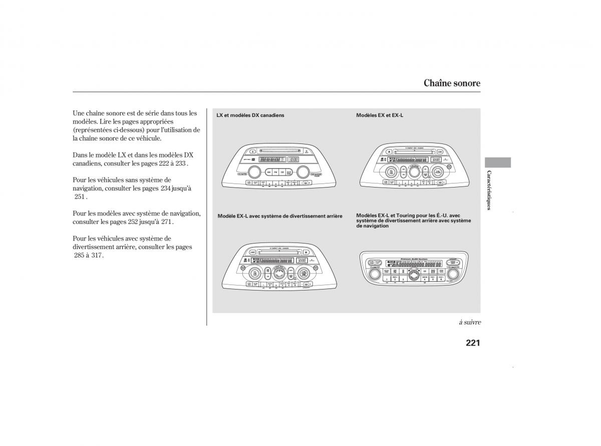 Honda Odyssey III 3 manuel du proprietaire / page 239