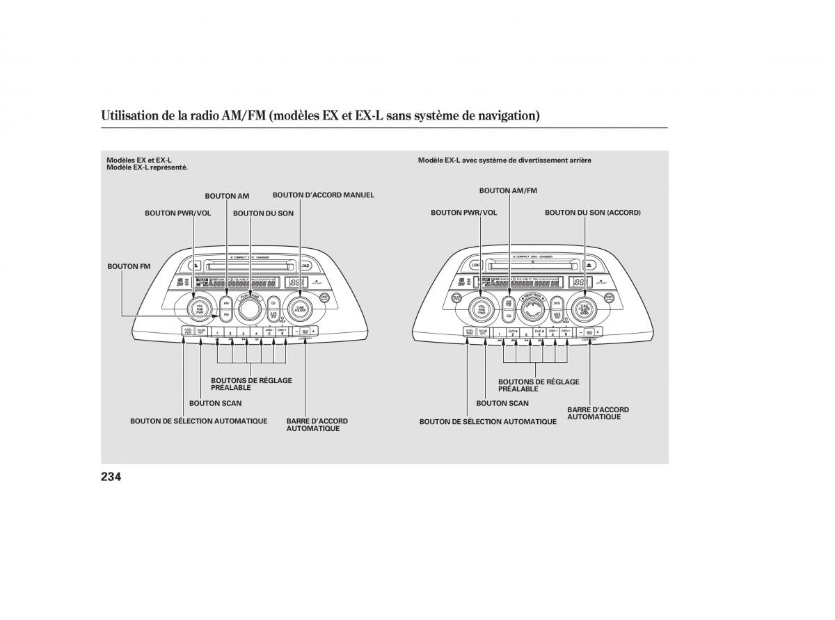 Honda Odyssey III 3 manuel du proprietaire / page 252