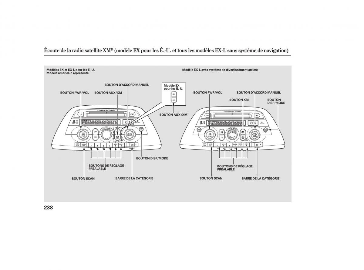 Honda Odyssey III 3 manuel du proprietaire / page 256