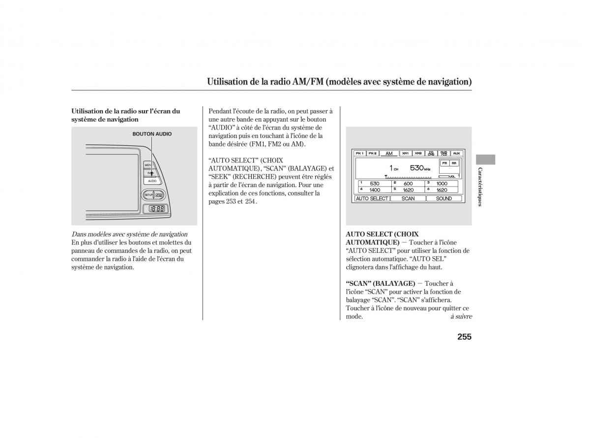 Honda Odyssey III 3 manuel du proprietaire / page 273