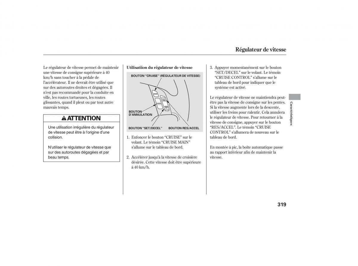 Honda Odyssey III 3 manuel du proprietaire / page 337