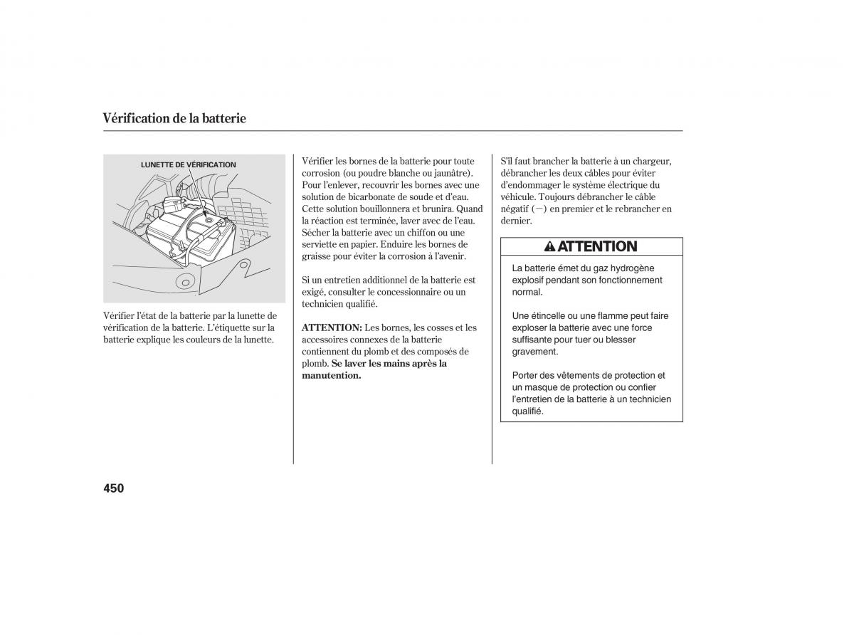 Honda Odyssey III 3 manuel du proprietaire / page 469