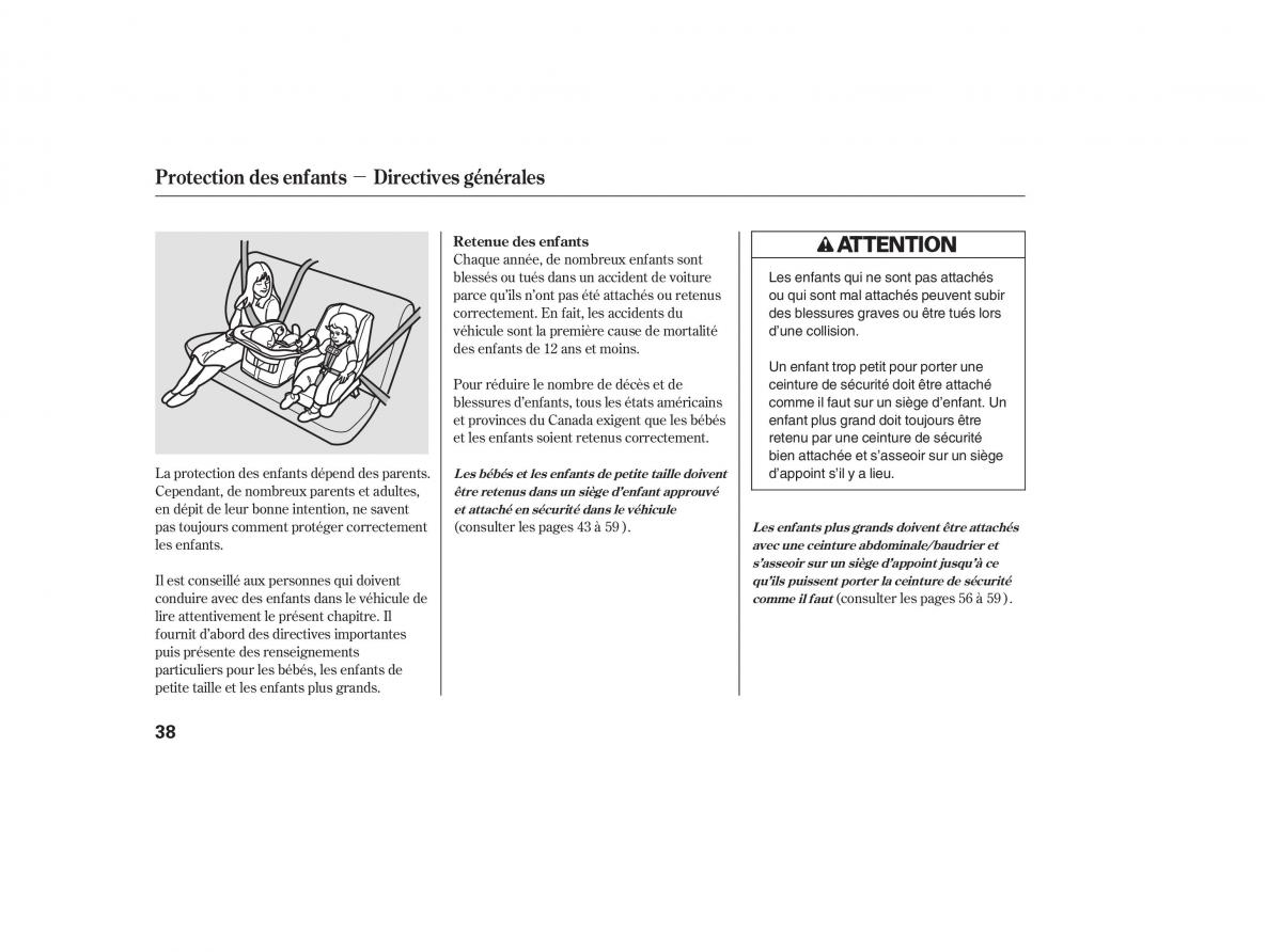 Honda Odyssey III 3 manuel du proprietaire / page 50