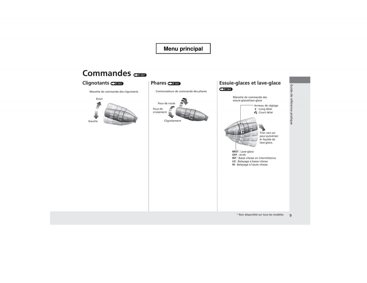 Honda Odyssey IV 4 manuel du proprietaire / page 10