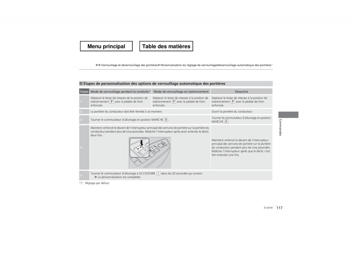 Honda Odyssey IV 4 manuel du proprietaire / page 118