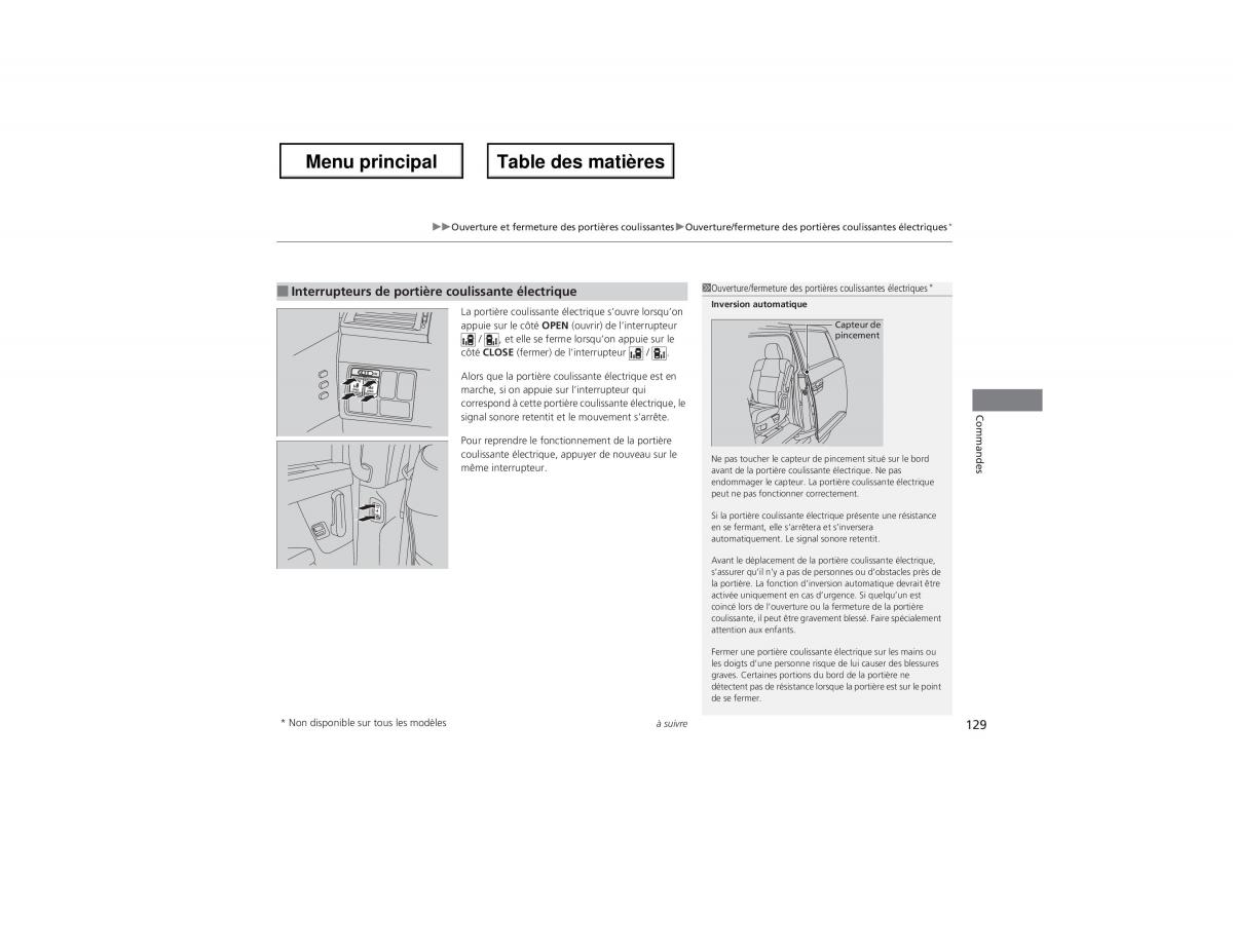 Honda Odyssey IV 4 manuel du proprietaire / page 130