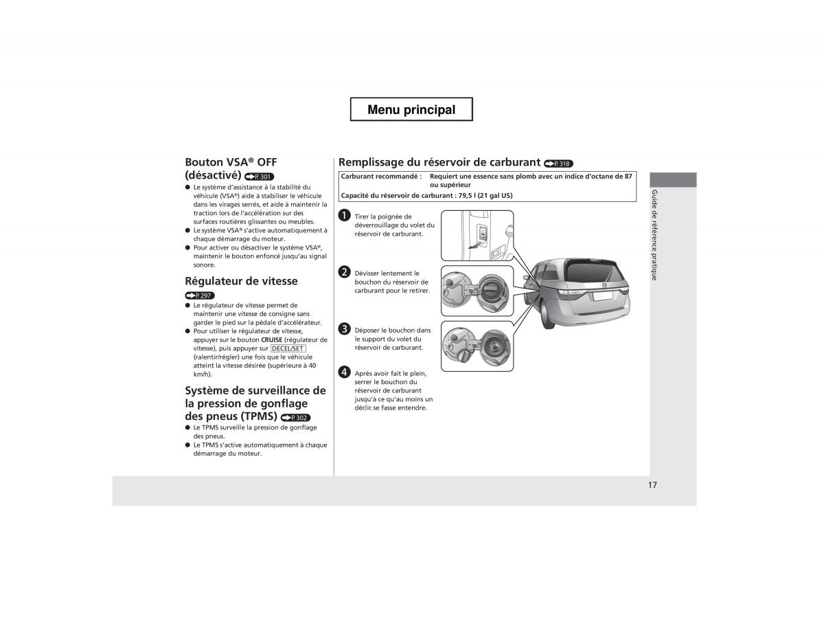 Honda Odyssey IV 4 manuel du proprietaire / page 18