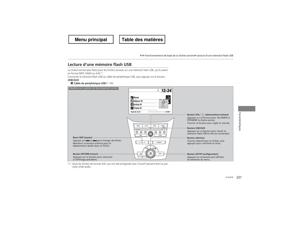 Honda Odyssey IV 4 manuel du proprietaire / page 222