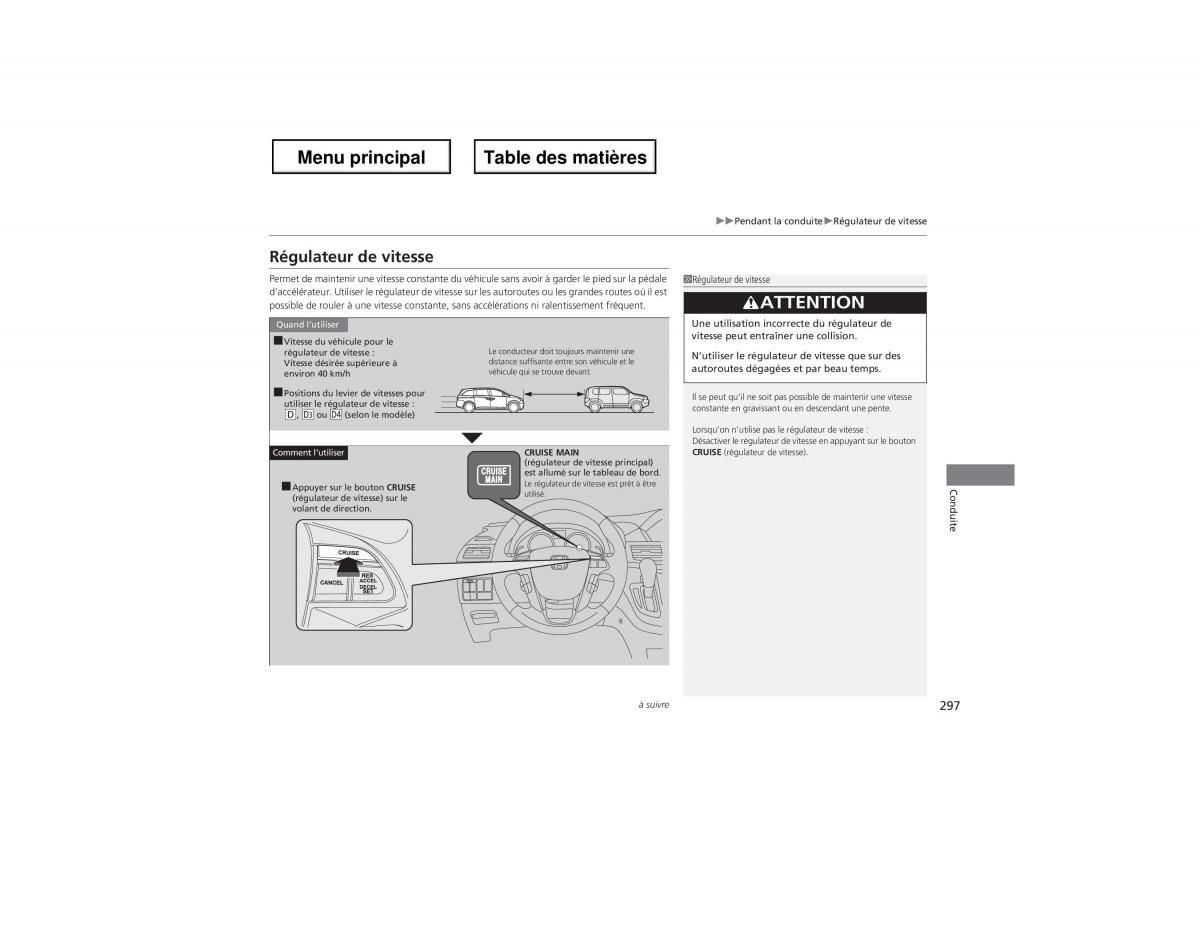 Honda Odyssey IV 4 manuel du proprietaire / page 298