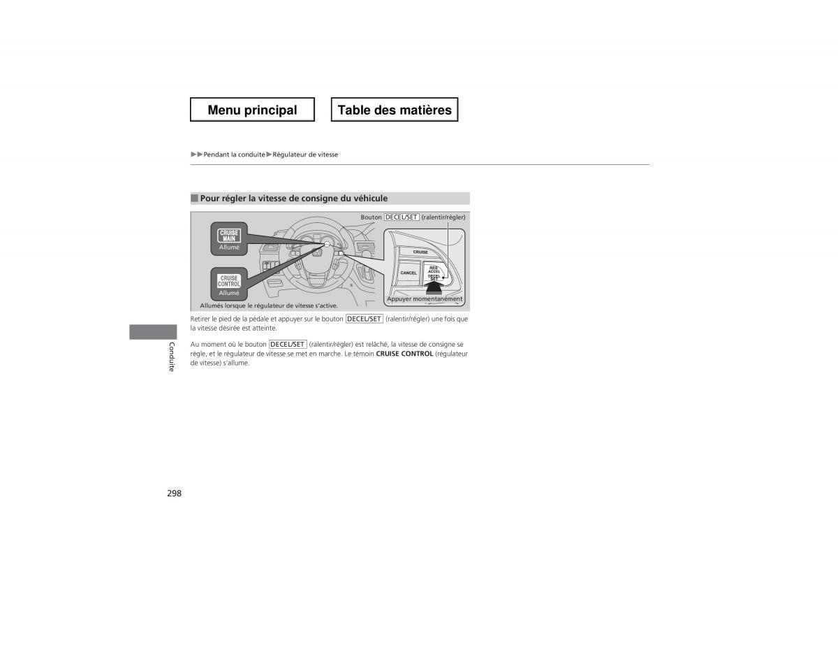 Honda Odyssey IV 4 manuel du proprietaire / page 299