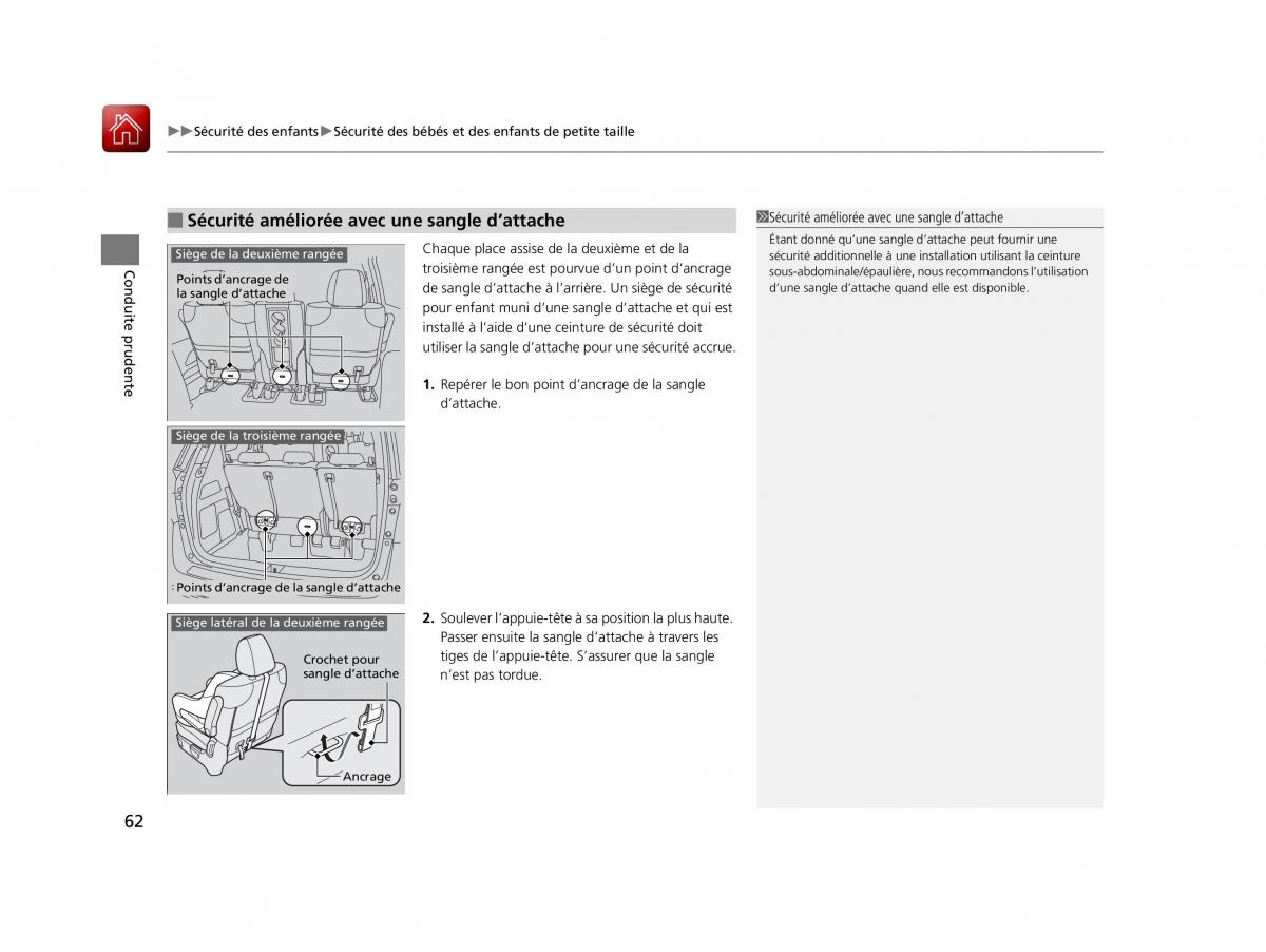 Honda Odyssey IV 4 FL manuel du proprietaire / page 63