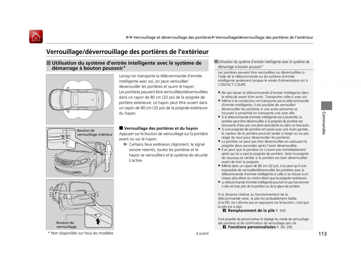 Honda Odyssey IV 4 FL manuel du proprietaire / page 114