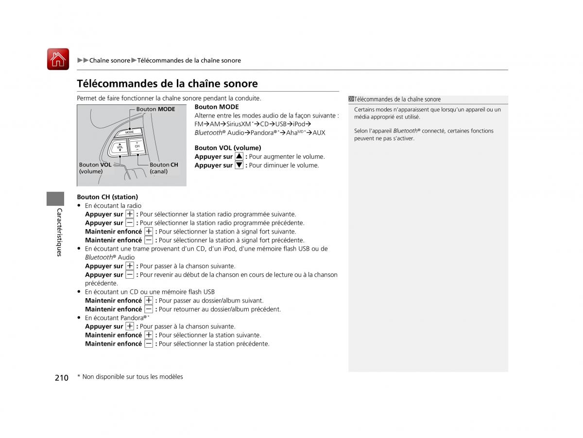 Honda Odyssey IV 4 FL manuel du proprietaire / page 211