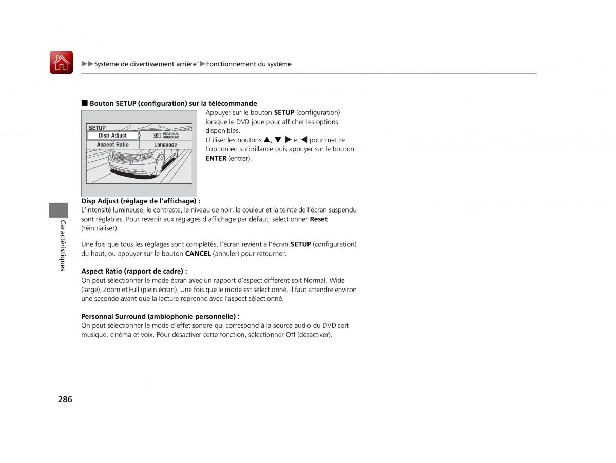 Honda Odyssey IV 4 FL manuel du proprietaire / page 287