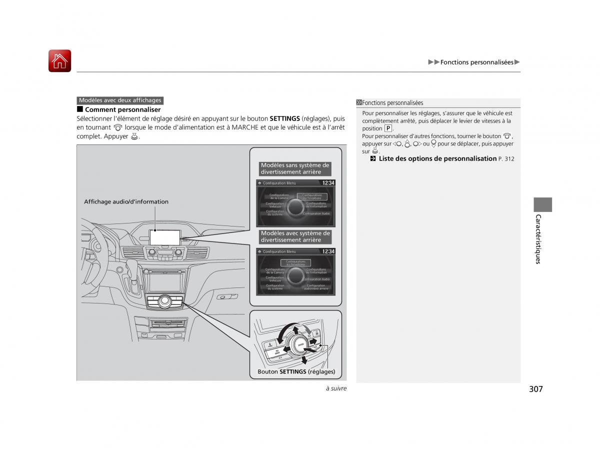 Honda Odyssey IV 4 FL manuel du proprietaire / page 308