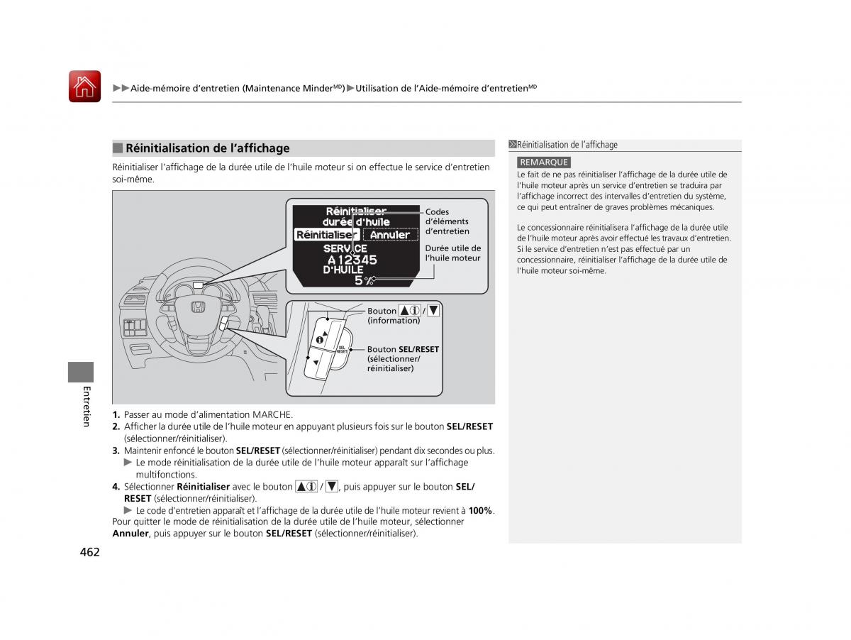 Honda Odyssey IV 4 FL manuel du proprietaire / page 463