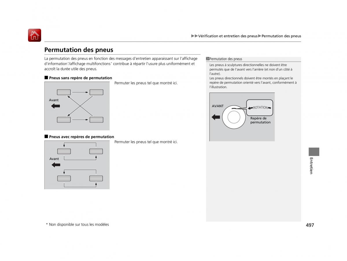 Honda Odyssey IV 4 FL manuel du proprietaire / page 498