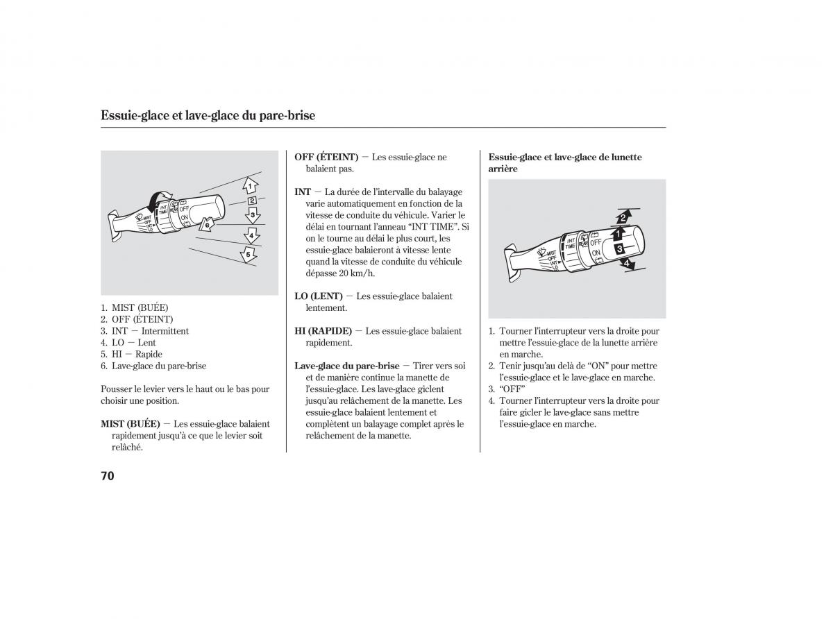 Honda Pilot I 1 manuel du proprietaire / page 65