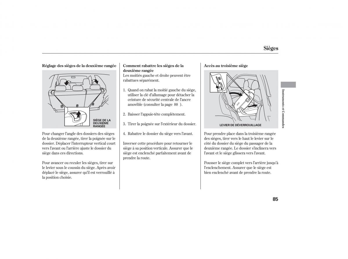 Honda Pilot I 1 manuel du proprietaire / page 80