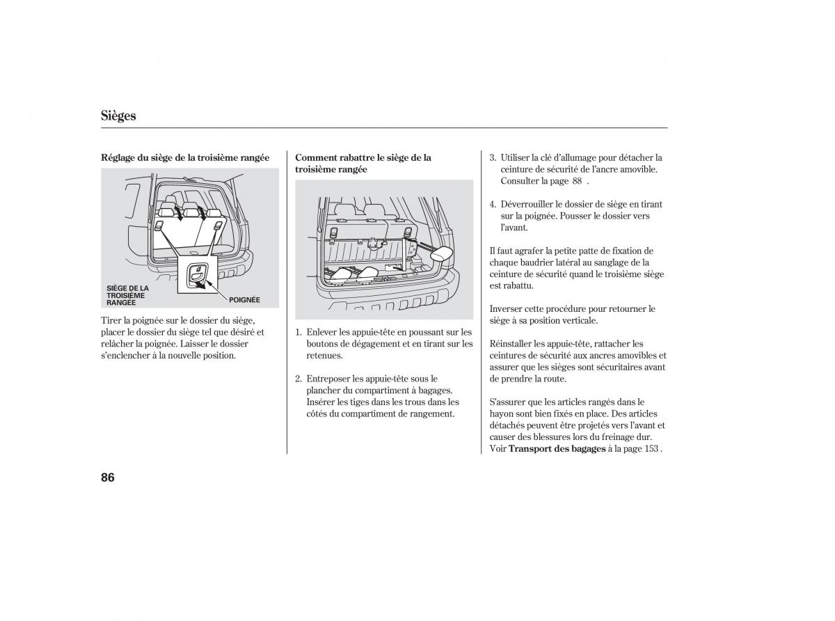 Honda Pilot I 1 manuel du proprietaire / page 81