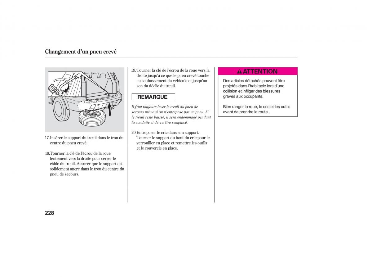 Honda Pilot I 1 manuel du proprietaire / page 218