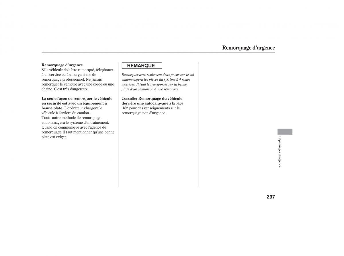 Honda Pilot I 1 manuel du proprietaire / page 227