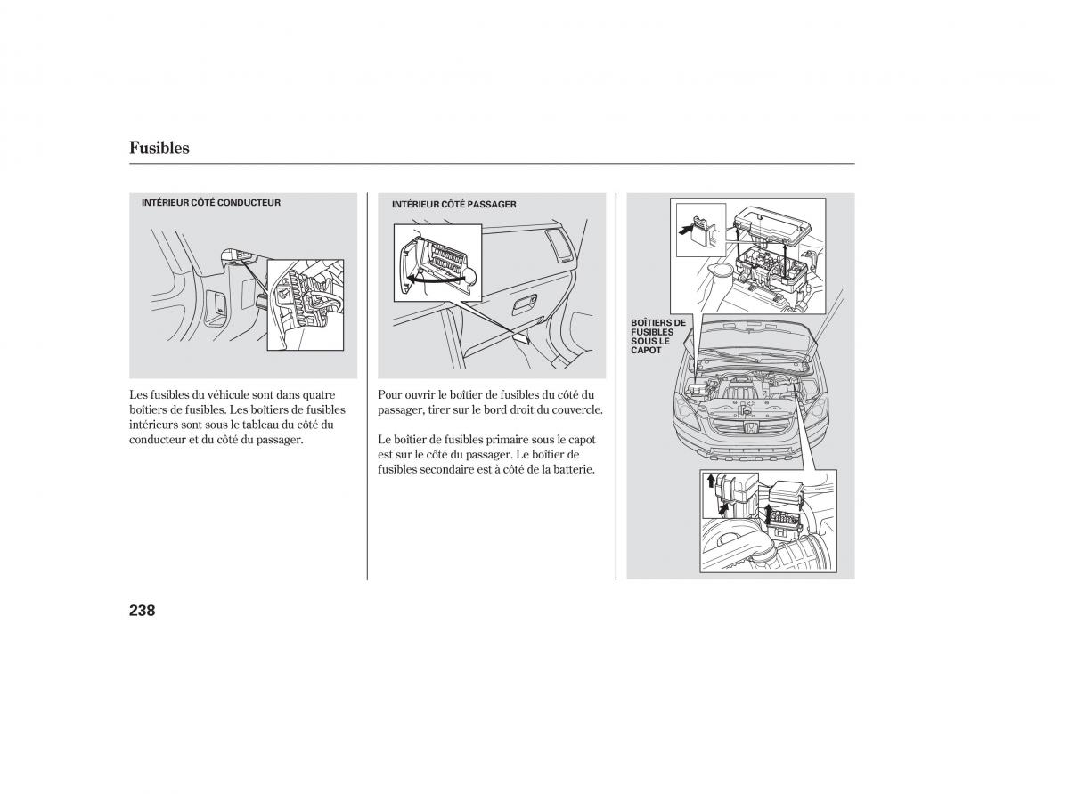 Honda Pilot I 1 manuel du proprietaire / page 228