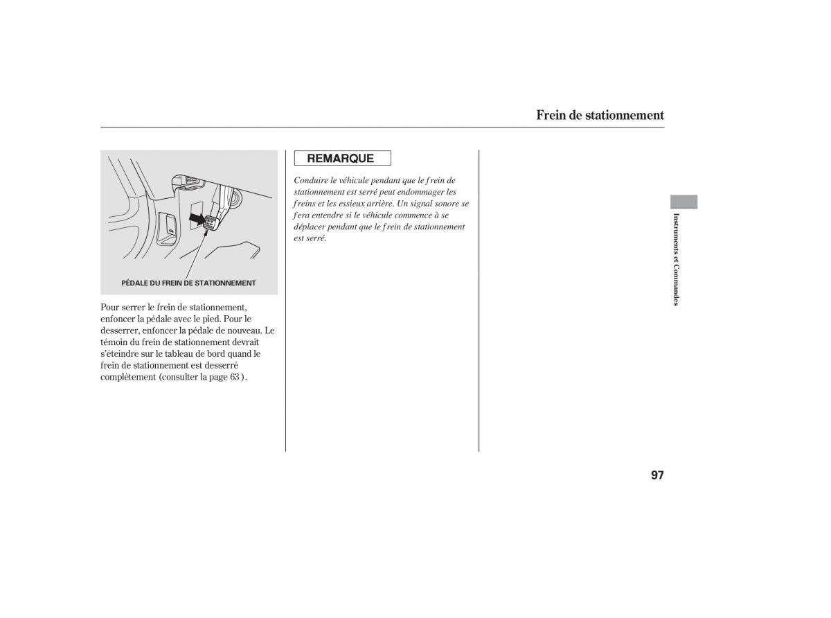 Honda Pilot I 1 FL manuel du proprietaire / page 100