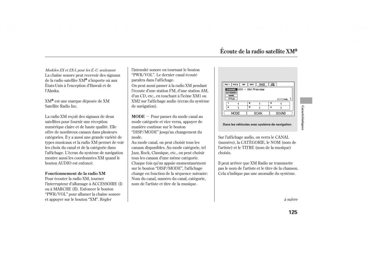 Honda Pilot I 1 FL manuel du proprietaire / page 127