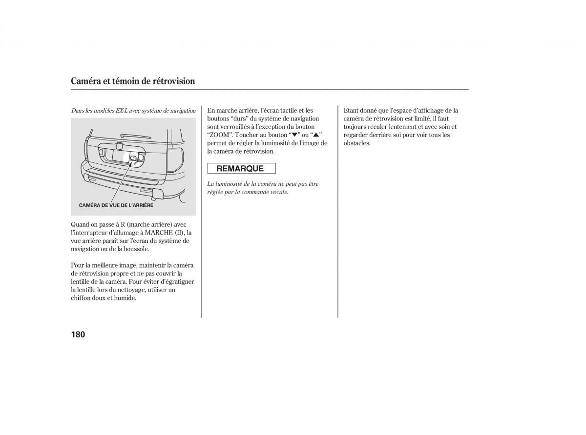 Honda Pilot I 1 FL manuel du proprietaire / page 182