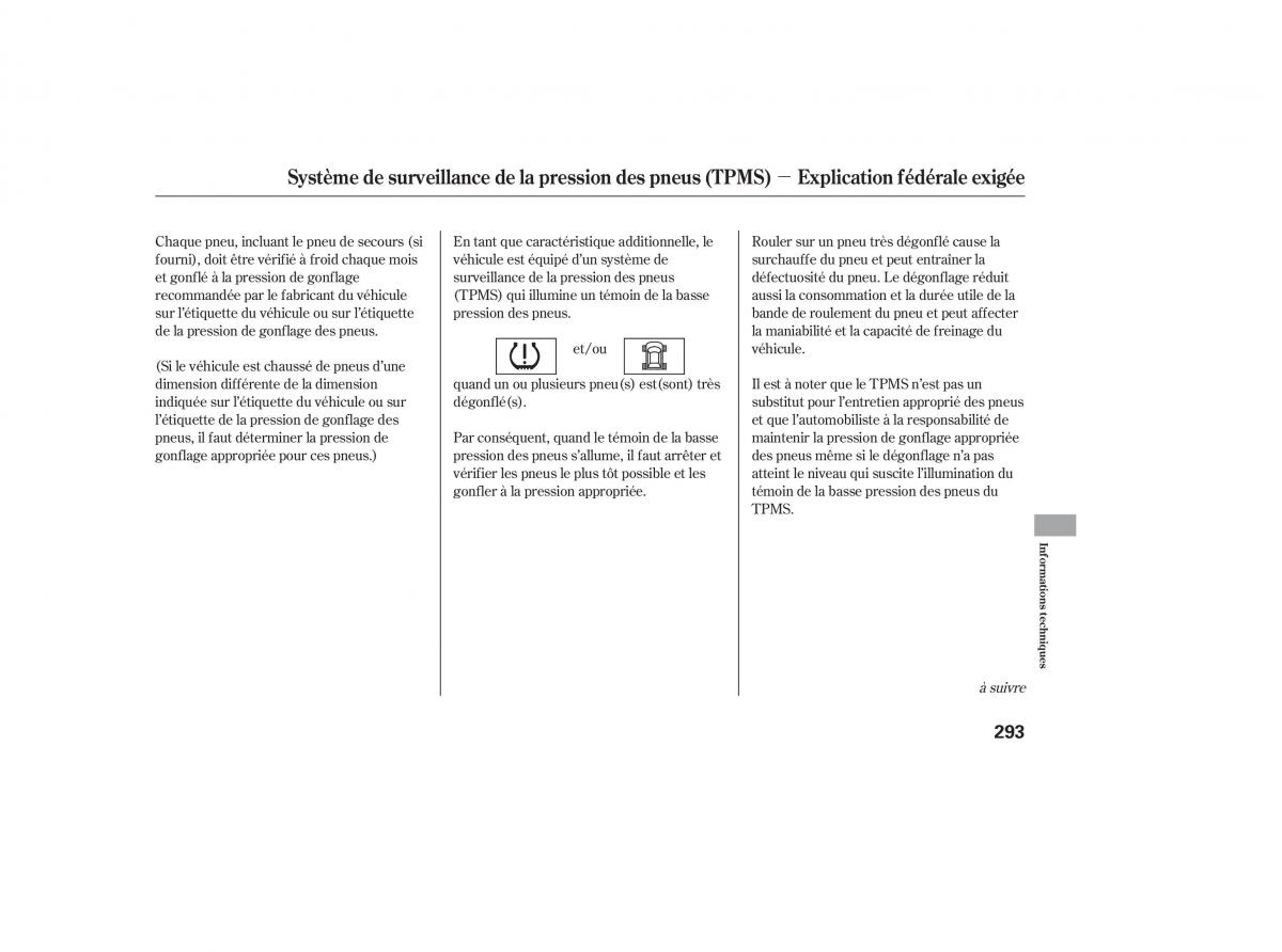 Honda Pilot I 1 FL manuel du proprietaire / page 290