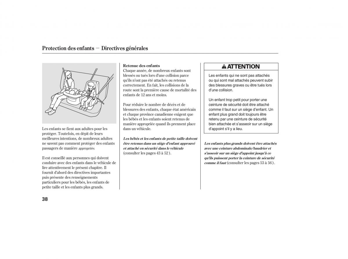 Honda Pilot I 1 FL manuel du proprietaire / page 42