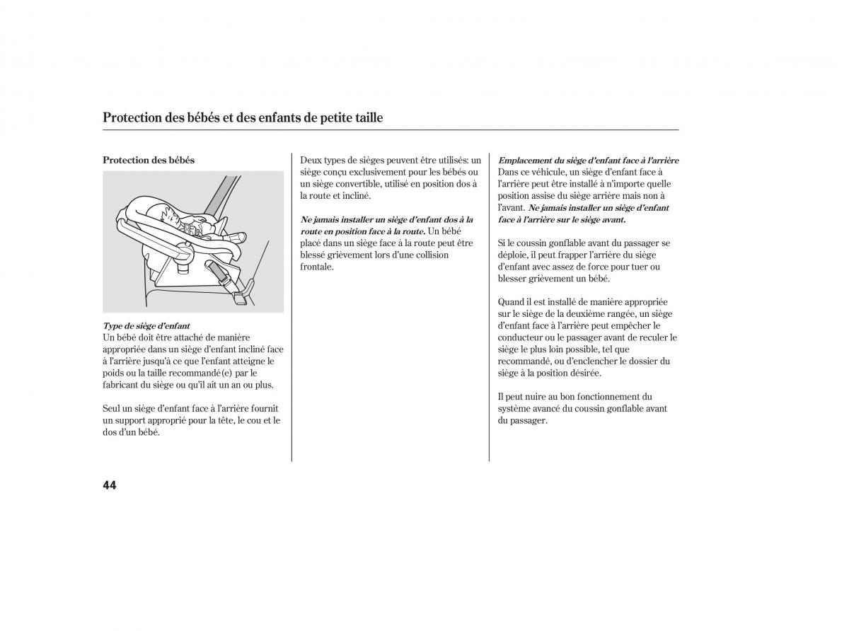 Honda Pilot II 2 manuel du proprietaire / page 60