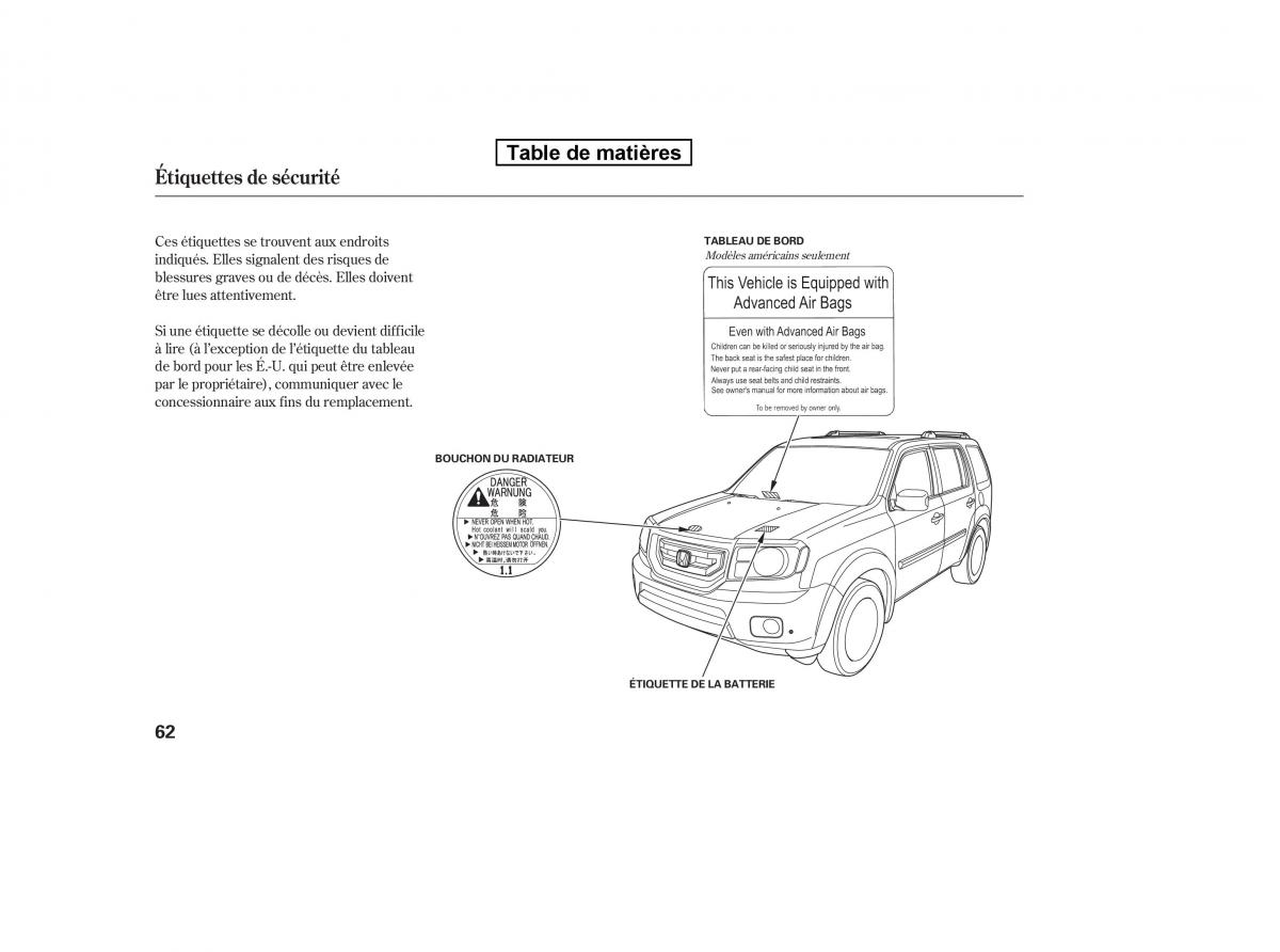 Honda Pilot II 2 manuel du proprietaire / page 650