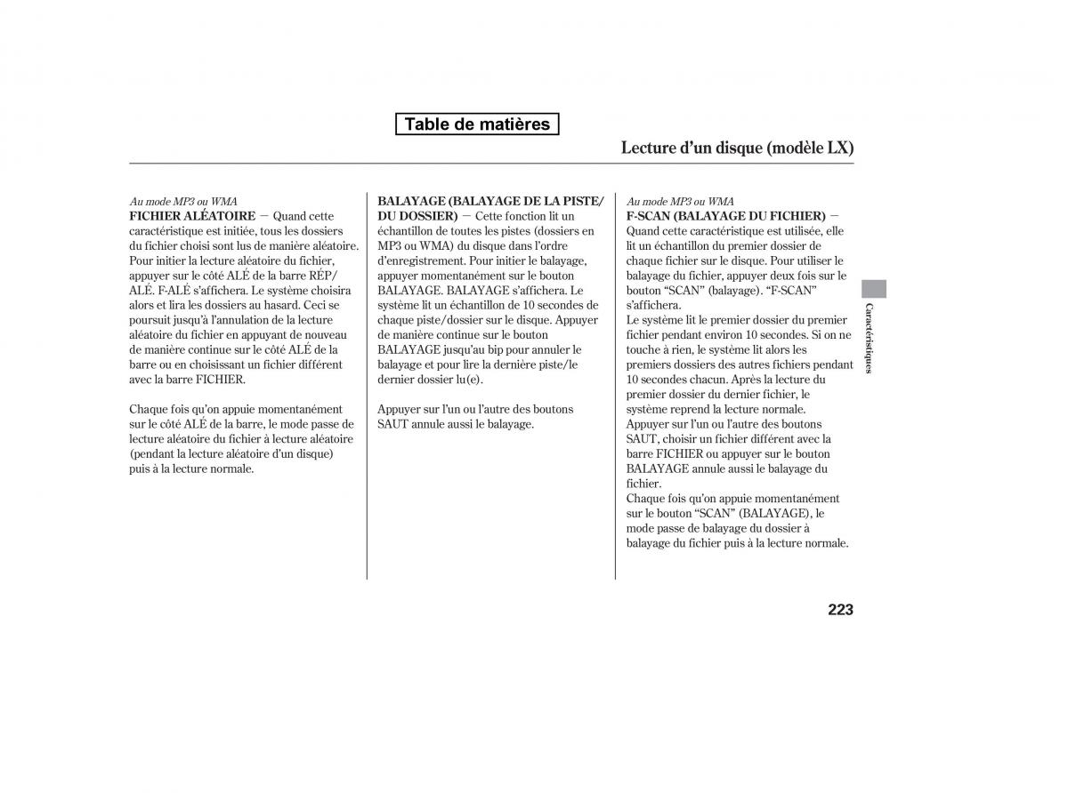 Honda Pilot II 2 manuel du proprietaire / page 810