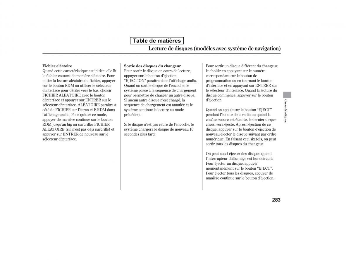 Honda Pilot II 2 manuel du proprietaire / page 870