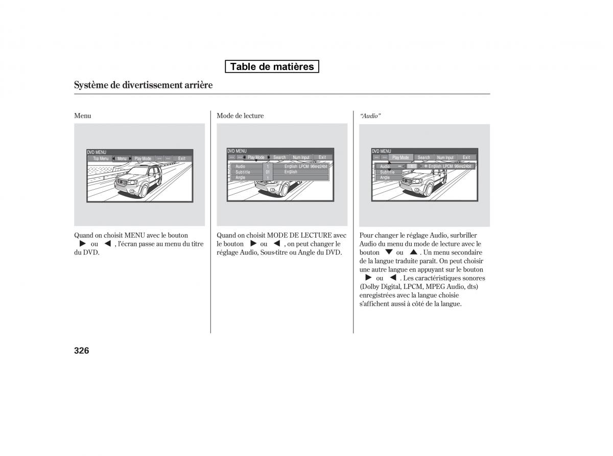 Honda Pilot II 2 manuel du proprietaire / page 914