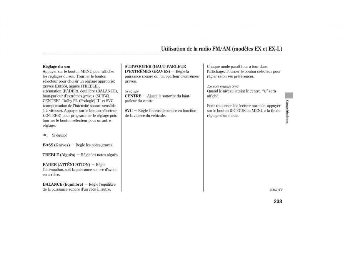 Honda Pilot II 2 manuel du proprietaire / page 249