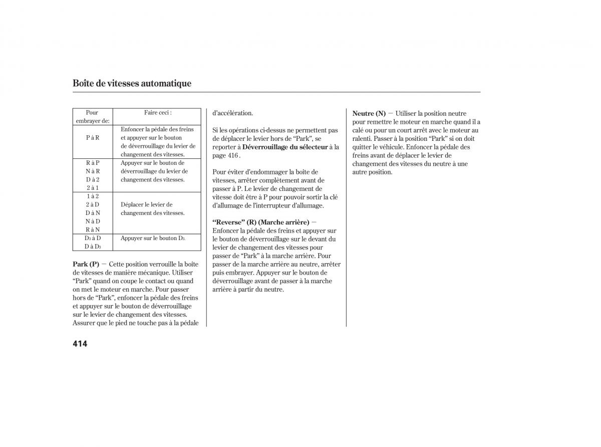 Honda Pilot II 2 manuel du proprietaire / page 430