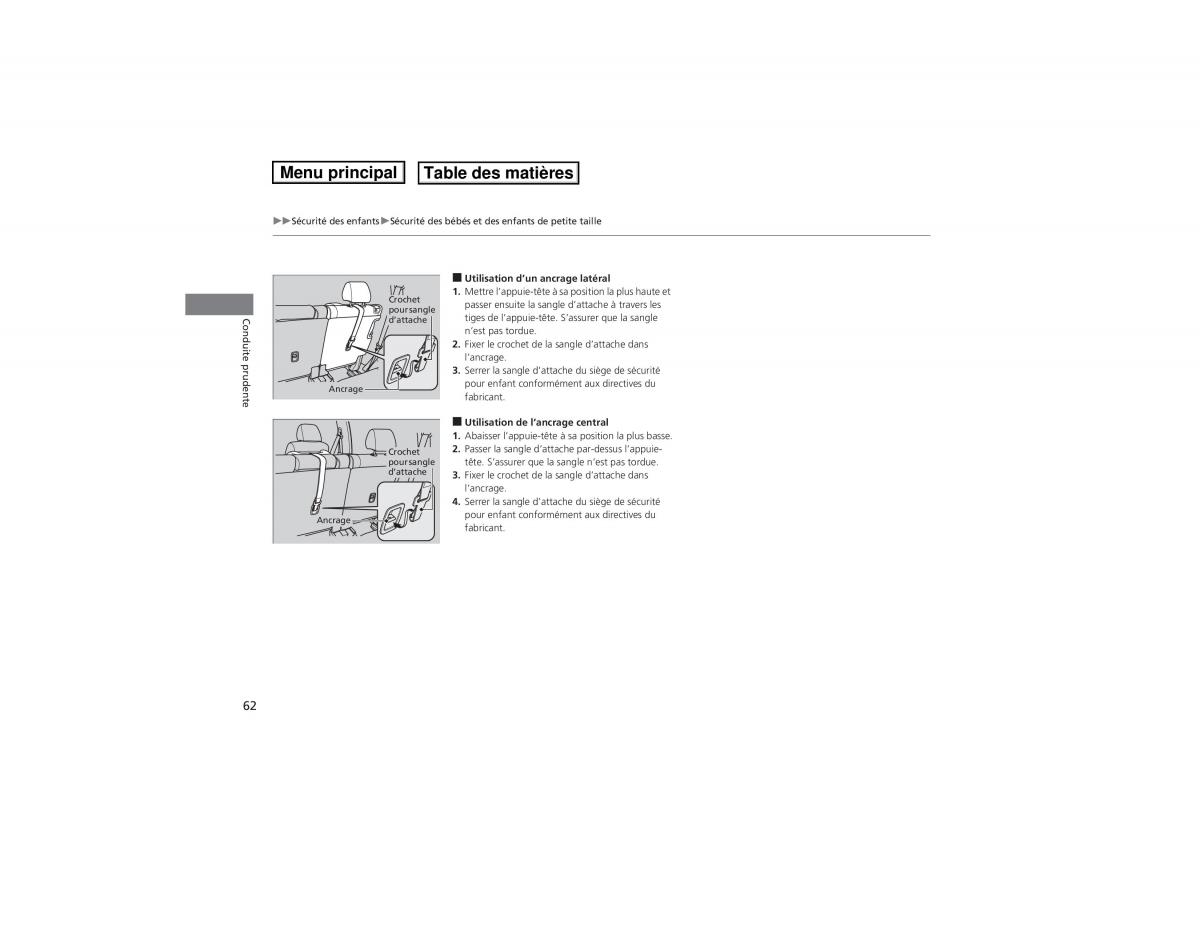 Honda Pilot II 2 FL manuel du proprietaire / page 63